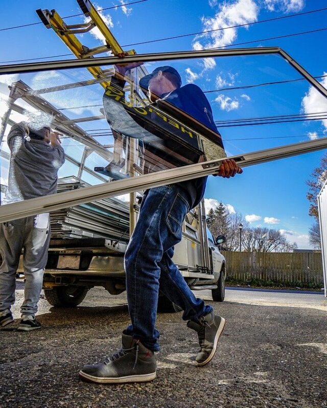 glass work, workers, carrying glass-3770982.jpg